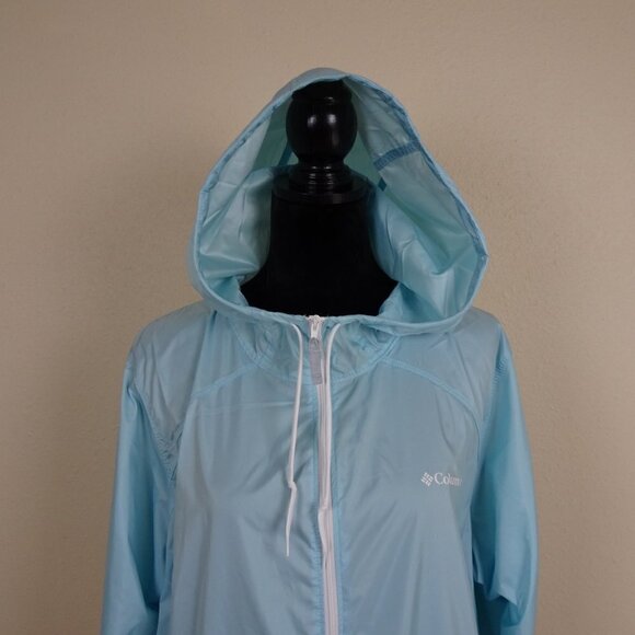 Columbia Windbreaker Rain Jacket Size 1X - Picture 2 of 7